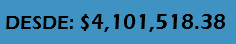 &nbsp;DESDE: $4,101,518.38