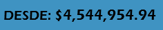 &nbsp;DESDE: $4,544,954.94